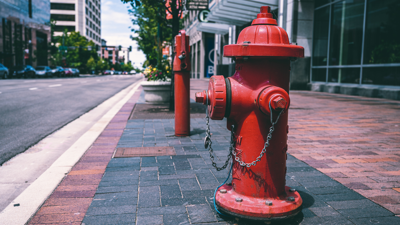 Fire hydrant testing on a commercial property for emergency readiness - Quick Response Fire Protection